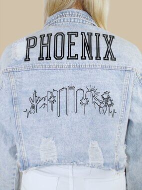 Phoenix Skyline Denim Jacket
